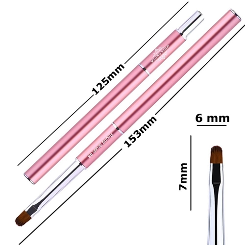 Designer Modellage Pinsel  - Round Brush #6  Nageldesign Nägel Nail